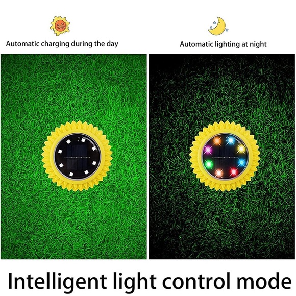 8 pack Solar ground Lighting New - Picture 3 of 8